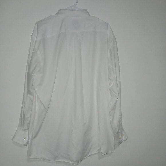 U.S Polo Assn White Shirt Wrinkle free men's Long Sleeve button Shirt Size XL. - Picture 2 of 14